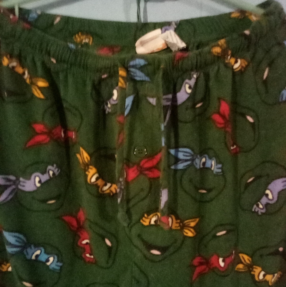 Comfortable Teenage Mutant Ninja Turtles Pajama Pants, L - Picture 2 of 4